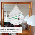 60 Pack Glass Window Clips Brown Retainer Clips, Glass Door Holder Cabinet Panel Bracket Screen Fixing Clips, Glass Door Retainer Kit Mirror Hanging Hardware for Vanity Mirror Window Screen