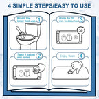 Toilet Bowl Cleaners, Automatic Toilet Bowl Cleaner Tablets Blue Gel Powerful Clean, Septic Safe Toilet Tank Cleaner, Bathroom Deodorizer & Prevent Stain, Fresh Scent-10 PACKS