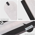 ZEROUNO 14.2 inch Alabaster Wall Sconces, Natural Marble Wall lamp Set of Two,Dimmable Alabaster Wall Light Fixtures for Stairs Bathroom Living Room Bedroom Vanity,Hallway