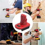 Battery Adapter for Milwaukee 12V M12, for DeWalt 20V & for Milwaukee M18 18V Lithium Battery Convert to for Milwaukee M12 12V Battery, for Milwaukee M12 12V Power Tool