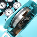 Single Round Bar Machine 30mm Circle Milling Diameter Adjustable Feeding Speed for Tool Wooden Handle 220V