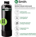 AO Smith Whole House Salt Free Descaler System - Works with City & Well Water Filters - 6yr, 600,000 Gl - Water Softener Alternative for Home - AO-WH-DSCLR