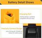 18V Replacement Battery for DeWalt DC9096 5.0Ah 18 Volt XRP Replacement Batteries for DeWalt DE9096 DC9098 DE9098 DE9098 DW9096 DW9095 Cordless Power Tools 1 Pack