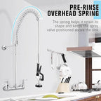 Stainless Steel Pre-Rinse Overhead Spring, Spring for Pre-Rinse Comercial Sink Faucets