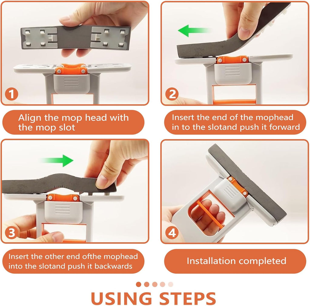 Mini Sponge Mop Portable Self Squeeze Small Mop is Perfect for Any Small Space Corners Tabletops Glass Surfaces and Bathrooms (Sponge*10)