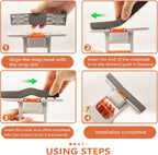 Mini Sponge Mop Portable Self Squeeze Small Mop is Perfect for Any Small Space Corners Tabletops Glass Surfaces and Bathrooms (Sponge*10)