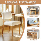 28Pcs Chair Leg Floor Protectors for Hardwood Floors Silicone Caps Felt Furniture Pads Covers Clear Chair Sliders, Protect The Floor from Scratches(Fit:1.3"-2")