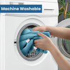 DAN RIVER 24-Pack Blue Microfiber Towels – Ultra Absorbent, Lint-Free & Streak-Free wash Cloths Kitchen for Home & Car - Must-Have Cleaning Essentials - 12" x 12"