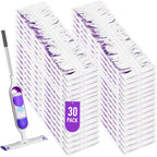 30 Pack Swiffer Power Mop Refills - Disposable Mop Pads for Swiffer Power Mop, Super Absorbent Wet Pads Refill for Deep Cleaning Hardwood, Tile, and Laminate Floors