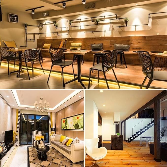 Vinaco PAR30 Long Neck 60W, 6 Pack Long Lasting PAR30 Halogen Flood Light Warm White 2800K, PAR30 Dimmable, High Output Flood Light Bulb 120V with E26 Base for Indoor/Outdoor