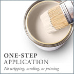AMY HOWARD AT HOME Chalk-Based One Step Paint for Furniture, Cabinetry, Decor, Finish, and More | No Stripping, Sanding, or Priming | Ultra-Light Base | 16 Ounce | Linen