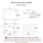 QILIPSU Waterproof Junction Box IP67 Outdoor Plastic Electrical Project Enclosure Weatherproof with Inner Door, Mounting Plate, Wall Brackets, Hinged Grey Cover 14.6"x10.6"x5.9" -D