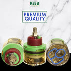 HC180 Shower/Bath Faucet Cartridge - Ceramic Shower Single Lever Cartridge Replacement - Kit For Knob Replacement, Shower Valve Repair, Plumbing & Improvement Bathroom Sink Faucets & Parts - 40mm