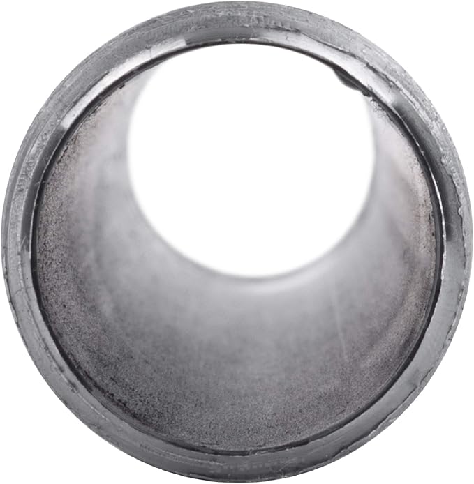 Pipe Decor 1/2" x 5" Malleable Cast Iron Pipe Nipple, Pre Cut Connectors, Industrial Steel Grey Fits Standard Half Inch Black Threaded Pipes Nipples and Fittings, Vintage DIY Furniture, 10 Pack