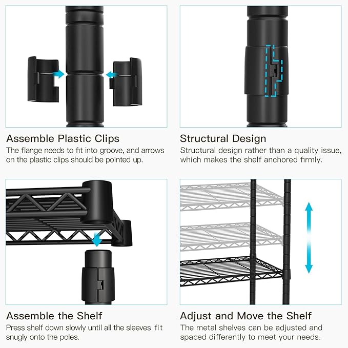 FUTASSI Black Clothing Rack with Grey Cover, P1C Plus Rolling Closets with Wheels, Metal Garment Rack for Hanging Clothes, Clothing Storage Wardrobe, 46" W x 18.5" D x 80.7" H, Load 524 Pounds