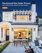 VIANIS Dusk to Dawn Outdoor Wall Lighting, Exterior Waterproof Wall Sconce Light Fixtures, Black Outside Porch Lights with Toughened Glass Shade, Anti-Rust Wall Mount Lantern for Garage 2Pcs