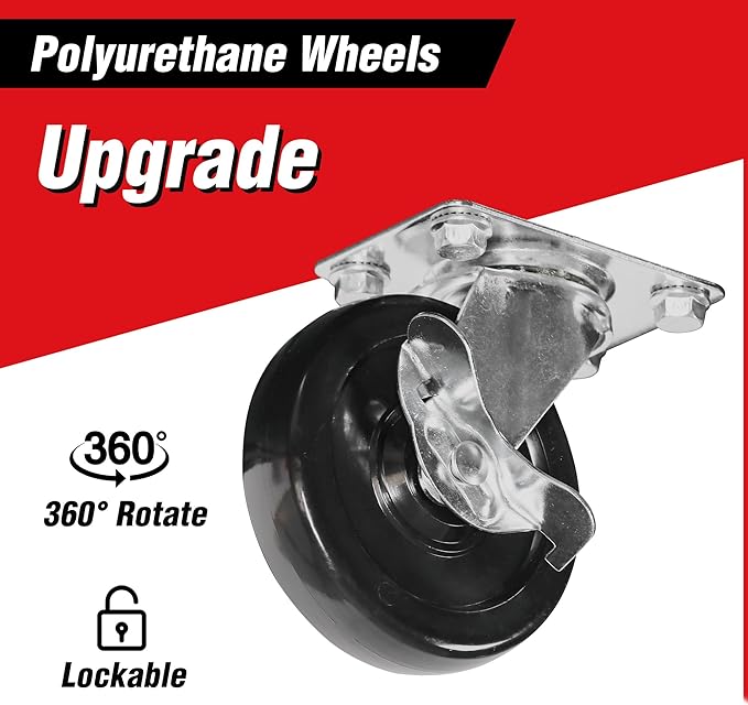 7 Drawers Rolling Tool Cart on Wheels, Multifunctional Metal Tool Storage Cabinet, Lock Tool Trolley Organizer Drawers Tool Box Tool Chest for Garage, Warehouse, Workshop, Repair Shop (RED)