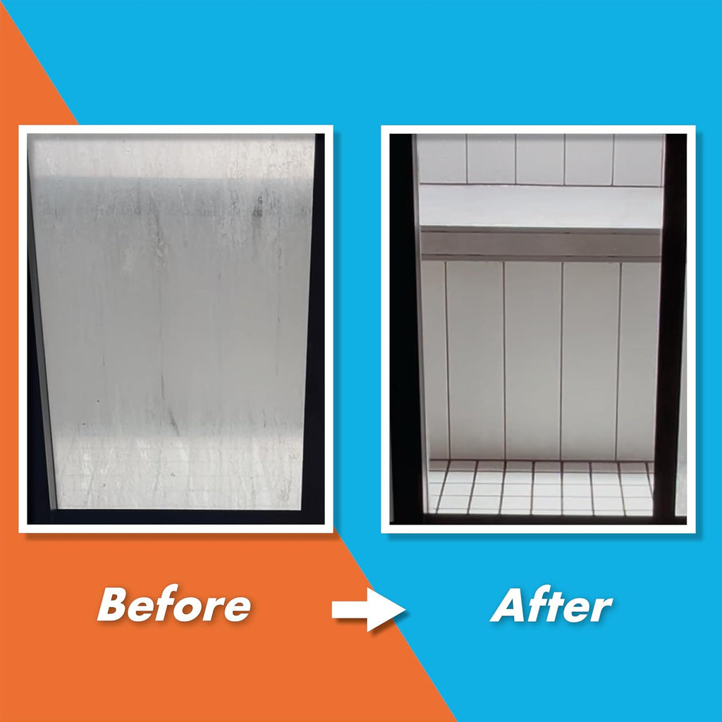 ShineSafe Hard Water Stain Remover – Professional-Grade Calcium Lime Rust Cleaner for Glass, Shower, Tub, Sink – Bleach-Free – 32 Fl Oz