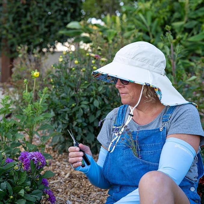 FARMER'S DEFENSE Sleeves | UV Cooling Sleeves | Anti-Scratch Sun Protection Arm Sleeves for Gardening Harvesting Outdoors