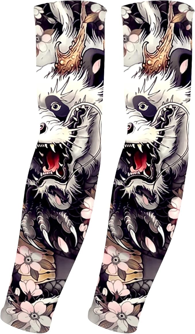 UV Sun Protection Arm Sleeves for Men & Women-UPF 50+ Sports Compression Cooling Sleeve-Unique TATTOO SLEEVE gift