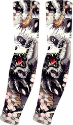 UV Sun Protection Arm Sleeves for Men & Women-UPF 50+ Sports Compression Cooling Sleeve-Unique TATTOO SLEEVE gift