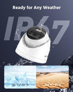 ANNKE 4K PoE Security Camera System, 12MP H.265+ 8CH NVR with 2TB Surveillance Grade HDD, 6Pcs 8MP IP Cams, Spotlight Color Night Vision, RTSP, IP67 Waterproof