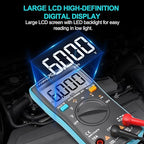 15B Digital Multimeter Tester, Voltmeter, Vehicle Detector 4000 Counts, Auto-Ranging for AC/DC Voltage and Current, Ohm, Capacitance, Frequency, High-Precision Large Screen Display for Clear Viewing