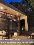 PAR20 Flood 39W 120V 480 Lumens, 6pcs High Output PAR20 Halogen Light Bulb Warm White 2800K, 39W PAR 20 Dimmable with E26 Base, Long Lasting PAR 20 Flood Light Bulb for Indoor Outdoor