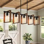 5 Inch Edison Bulb, 2700K Soft White E26 Led Bulb 6W Dimmable, 800LM T10 T9 Bulb Clear Glass Tubular Light Bulbs, AC 120V Equal 80 Watt Bulbs for Chandelier Pendant Wall Light - 4Pack