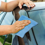 Maxcheck 100 Pcs Sticky Tack Cloth Woodworking Painters Wax and Silicone Free Tack Cloths for Removing Dust Rags Automotive Painting for Automotive, 18 x 36'' (Blue)