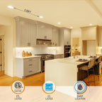 TORCHSTAR 6 Inch Slim LED Recessed Lighting with Junction Box, Dimmable 12W Ultra-Thin Recessed Light, 2700K Soft White, 1000LM Basic Series LED Downlight, ETL & Energy Star, Pack of 6