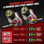 Cordless Impact Wrench 1/2 inch Compatible with Milwaukee 18V Battery: 1700FT-LBS High Torque Impact Wrench Heavy Duty Tool - Brushless Electric Impact Gun Includes LED Work Light - Bare Tool Only