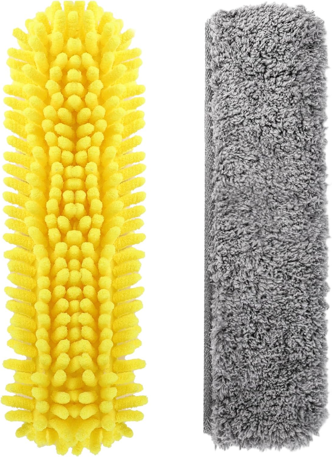 Window Wash Chenille and Microfiber Cloths for Window Squeegee Brush
