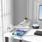 40W Fast Charging Station,Desk Clamp Power Strip 20W USB C,8 Outlets,8 USB Ports,4 USB C 4 USB A,Nightstand Edge Mount Surge Protector, 14AWG Cord, Fits 1.9" Tabletop Edge for Office,Home Furniture