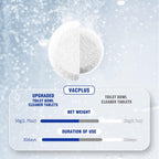 Vacplus Toilet Bowl Cleaners - 6 PACK, Household Toilet Cleaner, Automatic Toilet Bowl Cleaners with Bleach, Sustained-Release Toilet Tank Cleaners for Deodorizing and Descaling, 1.76 Ounces Each