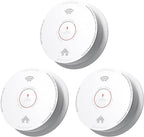 Smoke Detector Carbon Monoxide Detector Combo 10 Year Battery with Bilingual Voice Alerts,UL 217-9th Standard Fire Smoke & Carbon Monoxide Alarms for Home Standalone Model 3 Pack