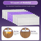 (25 Pack) Replacement Power Mop Pads for Swiffer PowerMop, Disposable PowerMop Mopping Pad Refills Compatible with Swiffer PowerMop, Multi-Surface Mop Pad Refills for Floor Cleaning