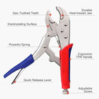 Workpro 3-piece Jaw Locking Pliers (10 Inch Curved Jaw, 7 Inch Curved Jaw, 6-1/2 Inch Straight Jaw)