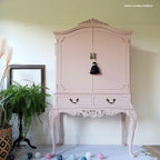 Dixie Belle Paint Company Chalk Finish Furniture Paint - Tea Rose (4oz) - Matte Muted Mauve Chic Chalk Mineral DIY Furniture Paint