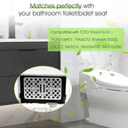 Deodorizer Filter for Toto Washlet,Deodorizer Cartridge Catalyst for THU6474-01/THU6474#01 THU6072 S550E C5 C2 SW3074 SW3054T40 SW3056T40,Bathroom Toilet Carbon Air Filter
