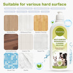 Multi-Surface Floor Cleaning Solution Household Floor Cleaner Care for All Robot Vacuums with Mopping and Cordless Wet/Dry Vacuums (16.9Fl Oz/500ML) 2 bottles