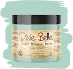 Dixie Belle Paint Company Chalk Finish Furniture Paint - Sea Glass (16oz) - Matte Pastel Blue/Green Chic Chalk Mineral DIY Furniture Paint