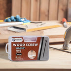 Wood Screws 2-1/2 Inch, Deck Screws #10 x 2-1/2", 100 PCS, Rust Resistant, Epoxy Coated, Outdoor Decking Screws, Torx/Star Drive Head, T25 Star Bit Included, Black