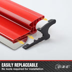 40 Inch Drywall Skimming Blade 0.3mm Stainless Steel Blade Ergonomically Designed Grip Drywall Knife for Drywall Plaster Wallboard (40"/100CM)