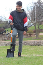 Ashman Transfer Shovel (2 Pack) – 41 Inches Long D Grip with Durable Handle – A Premium Quality Multipurpose Shovel for Heavy Duty Construction, Farming, and Outdoor works, Gardening, Landscape works.