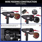 Reboot RBM2000 5-in-1 Welder 120V/240V with Spool Gun - 2025 Upgrade Complete Kit for Aluminum Welding, Steel, Metal Finishing, MIG, Flux Core, Lift TIG, Stick Welding Machine
