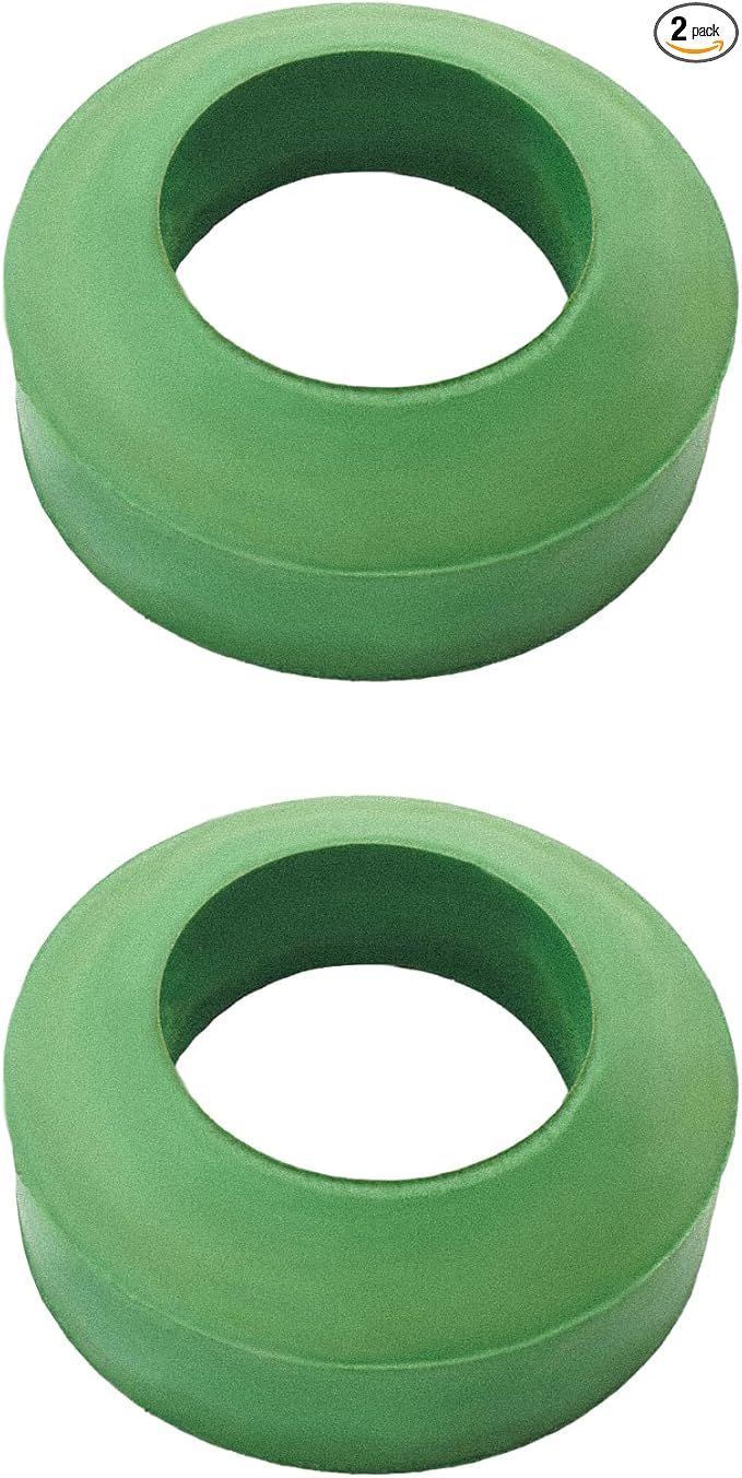 2Pcs 99-591 Toilet Tank to Bowl Replacement Gasket Compatible with Gerber toilet, ultra flush 28-380/384/385/790 tank,21-752 and 21-372 Bowl and others Replace 99-582 99-537