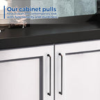 JOY DECOR Cabinet Pulls – 12-3/5 Inch Hole Center, Oil Rubbed Bronze, 10 Pack, Zinc Alloy Cabinet Handles for Drawers & Cupboard – Vintage Style Hardware for Kitchen, Bathroom, Dresser