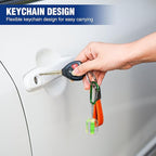 WORKPRO Small Bubble Level with Keychain 3-Pack Mini Pocket Tool Spirit Level Measuring Picture Hanging layout Tools