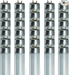 GoodBulb 32-Watt 48-Inch T8 Fluorescent Light Bulb 5700K Daylight White Color Medium Bi-Pin Base 3100 Lumens 88 CRI 24000 Life Hours Instant/Programmed Start Pack of 30